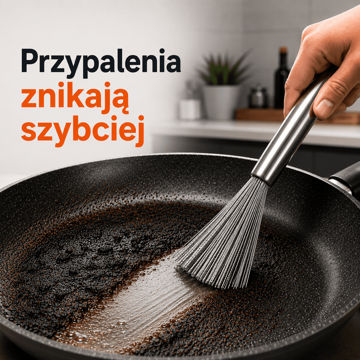 Scrubix - Profesjonalna Szczotka do Usuwania Przypaleń, Tłuszczu i Trudnych Zabrudzeń